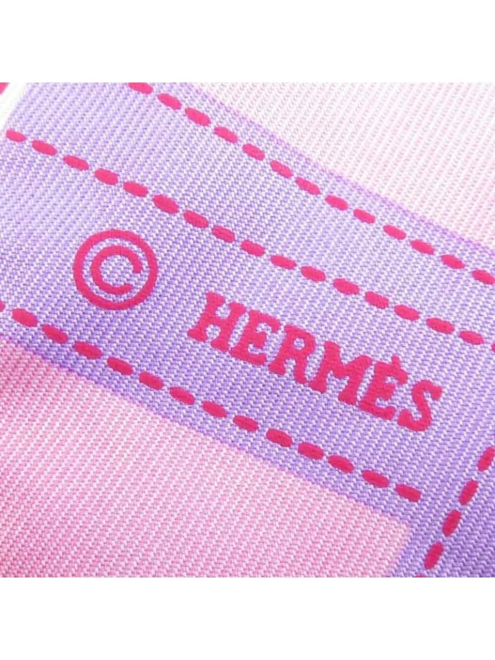 Hermes Scarf Twirly Scarves Pink - Picture 6 of 7